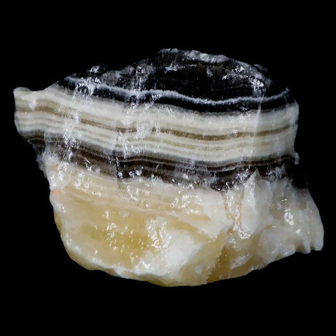 2.3" Natural Rough Zebra Calcite Crystal Mineral Specimen Nuevo Leon Mexico - Fossil Age Minerals