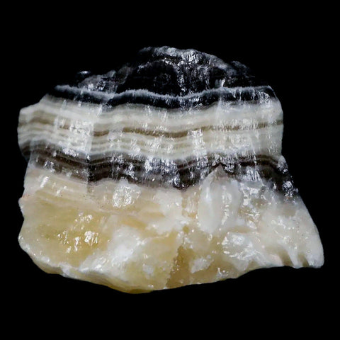 2.3" Natural Rough Zebra Calcite Crystal Mineral Specimen Nuevo Leon Mexico - Fossil Age Minerals