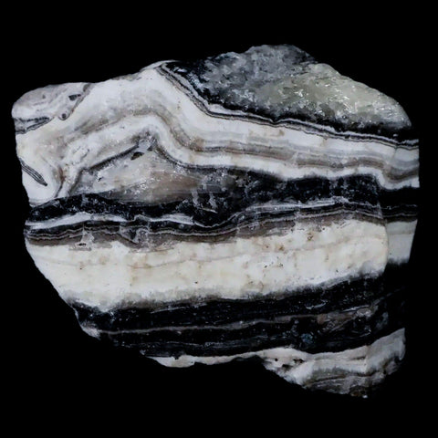 2.1" Natural Rough Zebra Calcite Crystal Mineral Specimen Nuevo Leon Mexico - Fossil Age Minerals