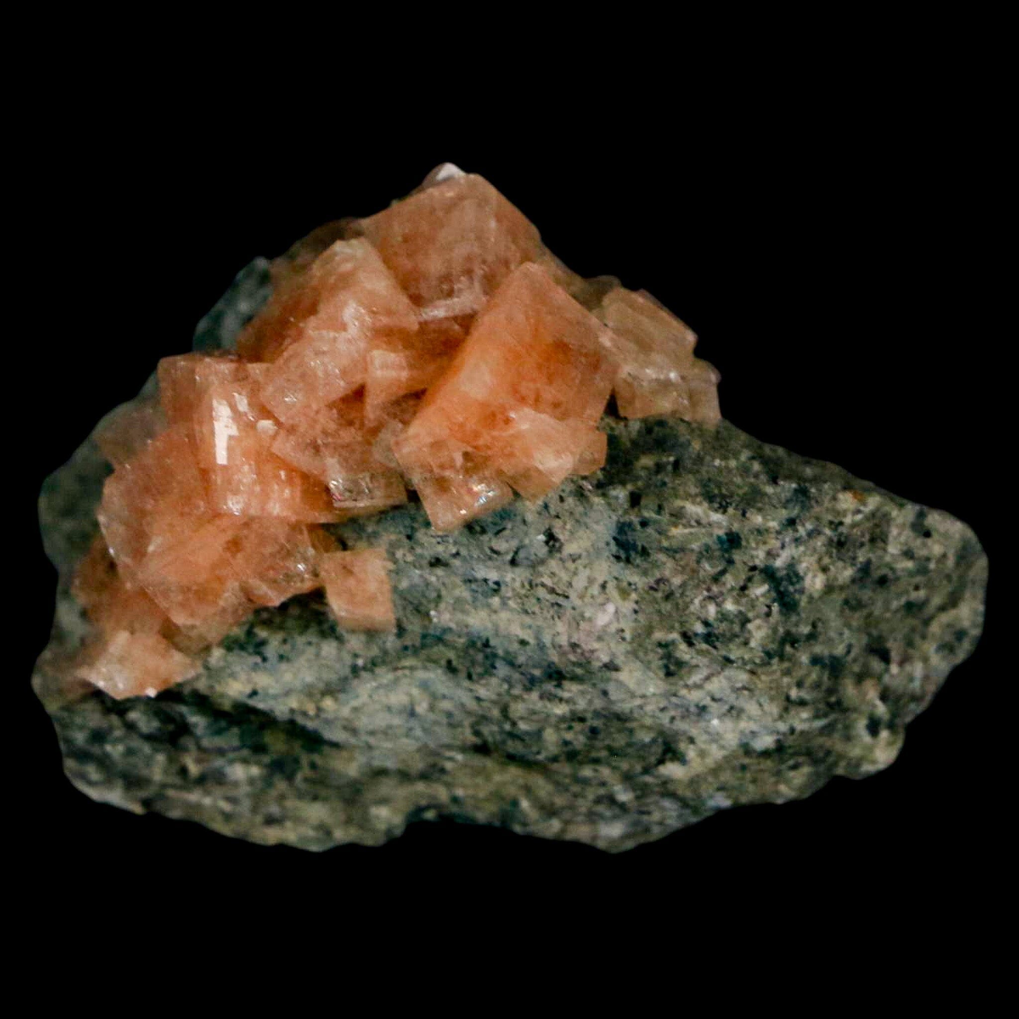 1.9" Orange Chabazite Zeolite Mineral Specimen Er Rachidia Province, Morocco - Fossil Age Minerals