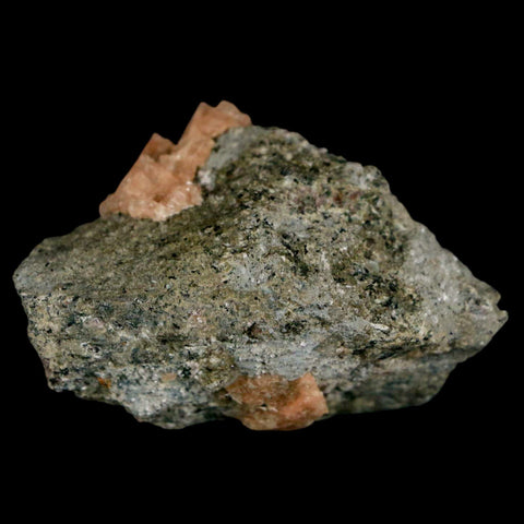 1.9" Orange Chabazite Zeolite Mineral Specimen Er Rachidia Province, Morocco - Fossil Age Minerals