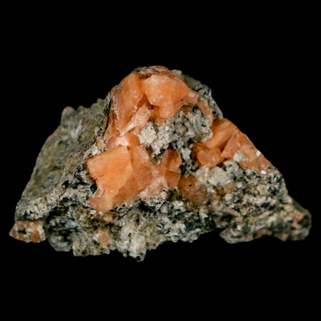 2" Orange Chabazite Zeolite Mineral Specimen Er Rachidia Province, Morocco