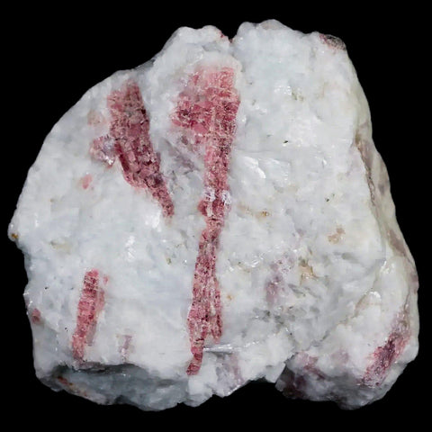 2.7" Natural Rough Pink Tourmaline on Crystal Quartz Mineral Specimen Brazil - Fossil Age Minerals