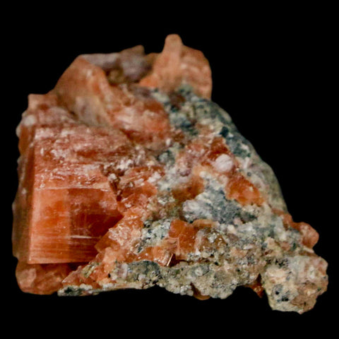 1.4" Orange Chabazite Zeolite Mineral Specimen Er Rachidia Province, Morocco - Fossil Age Minerals