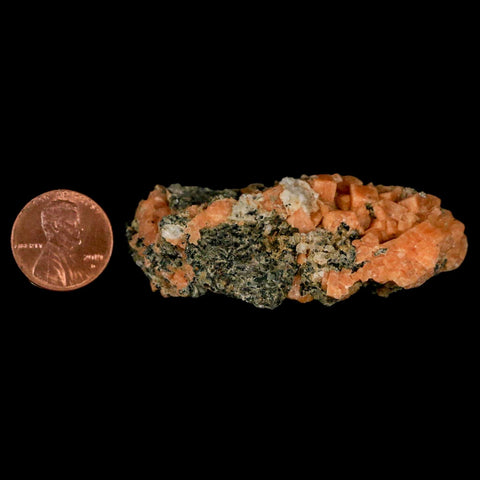 2.4" Orange Chabazite Zeolite Mineral Specimen Er Rachidia Province, Morocco - Fossil Age Minerals