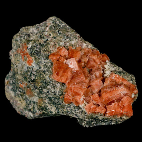 3.3" Orange Chabazite Zeolite Mineral Specimen Er Rachidia Province, Morocco - Fossil Age Minerals