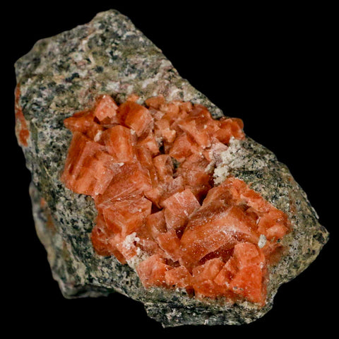 3.3" Orange Chabazite Zeolite Mineral Specimen Er Rachidia Province, Morocco - Fossil Age Minerals