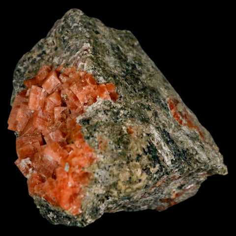 3.3" Orange Chabazite Zeolite Mineral Specimen Er Rachidia Province, Morocco - Fossil Age Minerals