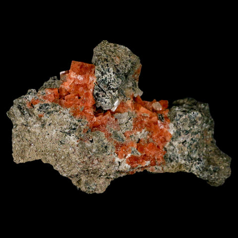 5.2" Orange Chabazite Zeolite Mineral Specimen Er Rachidia Province, Morocco - Fossil Age Minerals