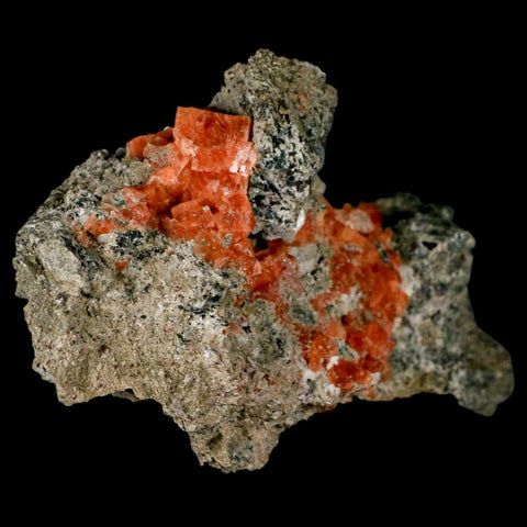 5.2" Orange Chabazite Zeolite Mineral Specimen Er Rachidia Province, Morocco - Fossil Age Minerals