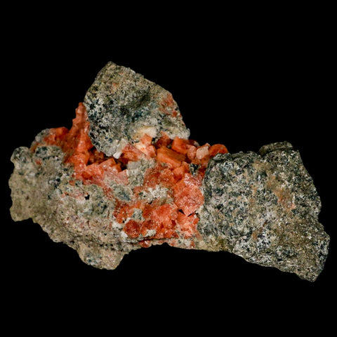 5.2" Orange Chabazite Zeolite Mineral Specimen Er Rachidia Province, Morocco - Fossil Age Minerals