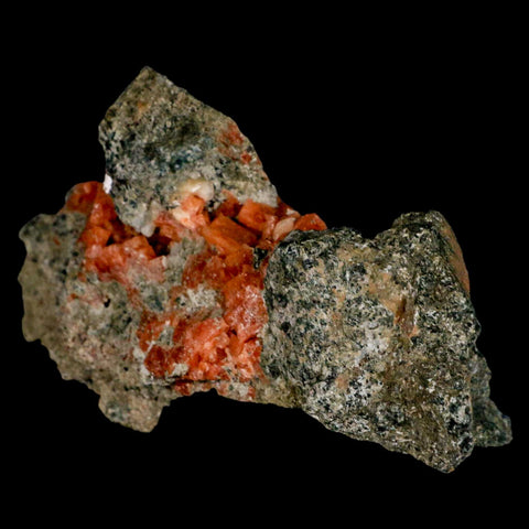 5.2" Orange Chabazite Zeolite Mineral Specimen Er Rachidia Province, Morocco - Fossil Age Minerals