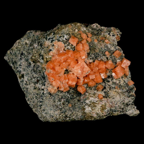 5.2" Orange Chabazite Zeolite Mineral Specimen Er Rachidia Province, Morocco - Fossil Age Minerals