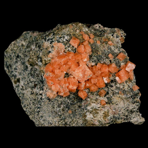 5.2" Orange Chabazite Zeolite Mineral Specimen Er Rachidia Province, Morocco - Fossil Age Minerals
