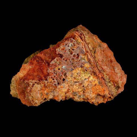 3.6" Yellow Fluorite on Orange Barite Blade Crystals Minerals Taouirirt Morocco - Fossil Age Minerals