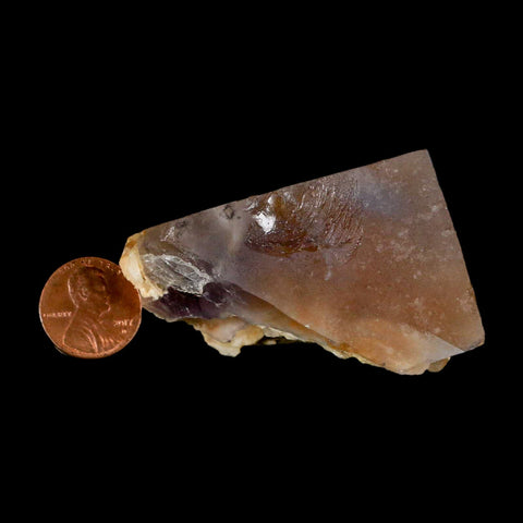 2.2" Purple Fluorite Crystal Cube Mineral Specimen Taourirt Morocco - Fossil Age Minerals