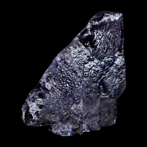 2.3" Purple Fluorite Crystal Cube Cluster Mineral Specimen Taourirt Morocco - Fossil Age Minerals