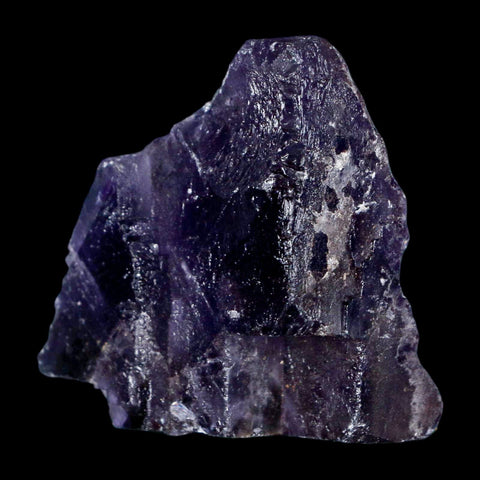 2.3" Purple Fluorite Crystal Cube Cluster Mineral Specimen Taourirt Morocco - Fossil Age Minerals