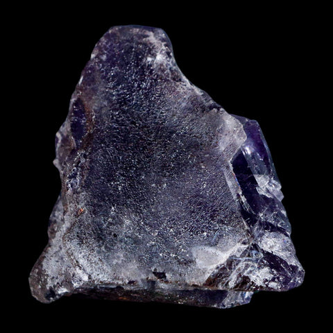 2.3" Purple Fluorite Crystal Cube Cluster Mineral Specimen Taourirt Morocco - Fossil Age Minerals