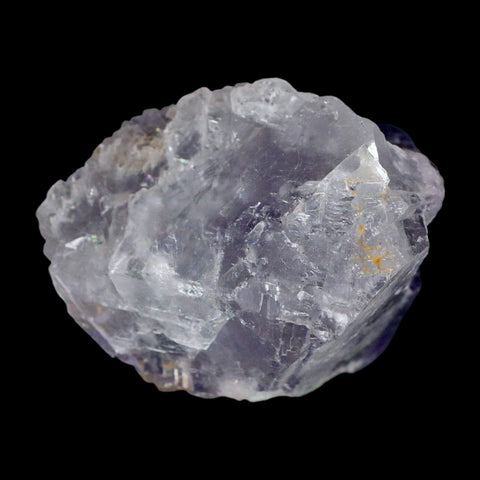 3" Purple Fluorite Crystal Cube Cluster Mineral Specimen Taourirt Morocco - Fossil Age Minerals