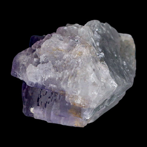 3" Purple Fluorite Crystal Cube Cluster Mineral Specimen Taourirt Morocco - Fossil Age Minerals
