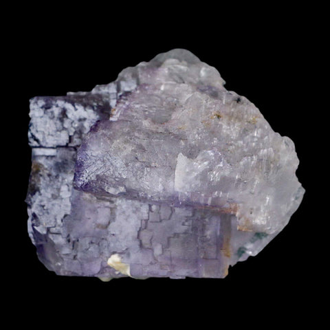 3" Purple Fluorite Crystal Cube Cluster Mineral Specimen Taourirt Morocco - Fossil Age Minerals