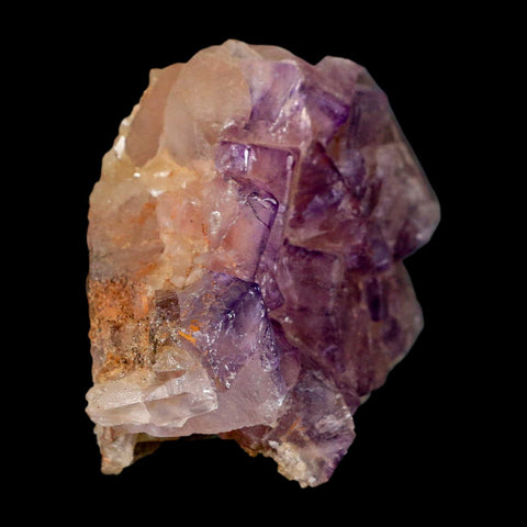 3.8" Purple Fluorite Crystal Cube Cluster Mineral Specimen Taourirt Morocco - Fossil Age Minerals