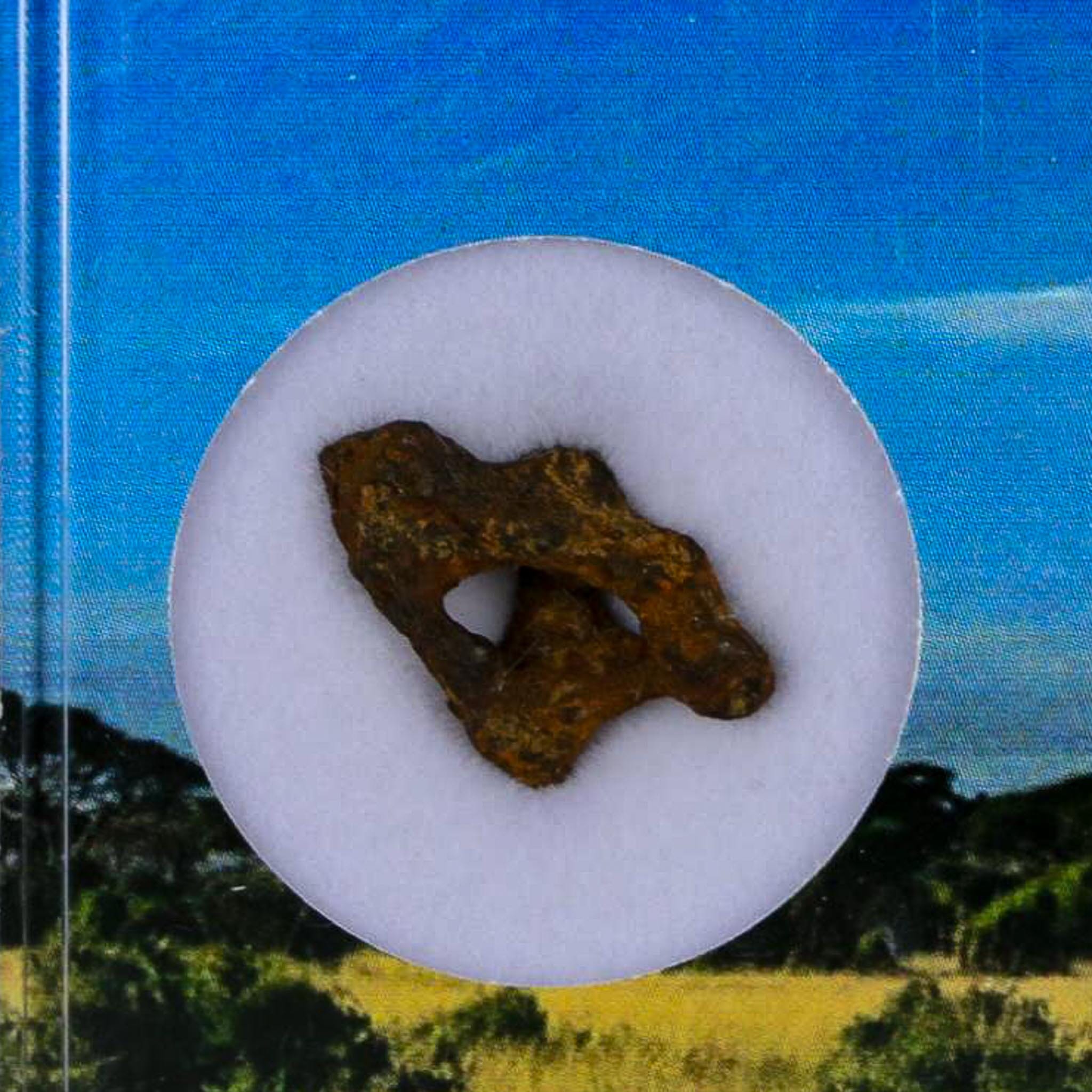 Sericho Stony Iron Pallasite Meteorite Kenya, Africa Found 2016 Display 1.30 Gram - Fossil Age Minerals