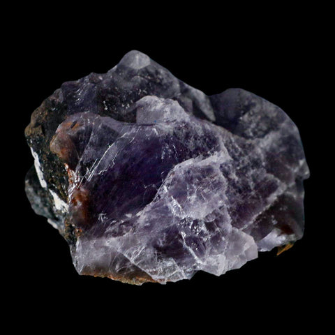 3.7" Purple Fluorite Crystal Cube Cluster Mineral Specimen Taourirt Morocco - Fossil Age Minerals