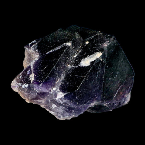 4" Purple Fluorite Crystal Cube Cluster Mineral Specimen Taourirt Morocco - Fossil Age Minerals