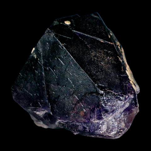 4" Purple Fluorite Crystal Cube Cluster Mineral Specimen Taourirt Morocco - Fossil Age Minerals