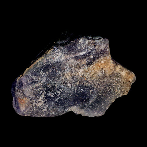 4" Purple Fluorite Crystal Cube Cluster Mineral Specimen Taourirt Morocco - Fossil Age Minerals