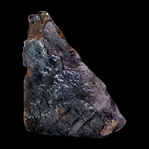 3.1" Purple Fluorite Crystal Cube Mineral Specimen Taourirt Morocco - Fossil Age Minerals