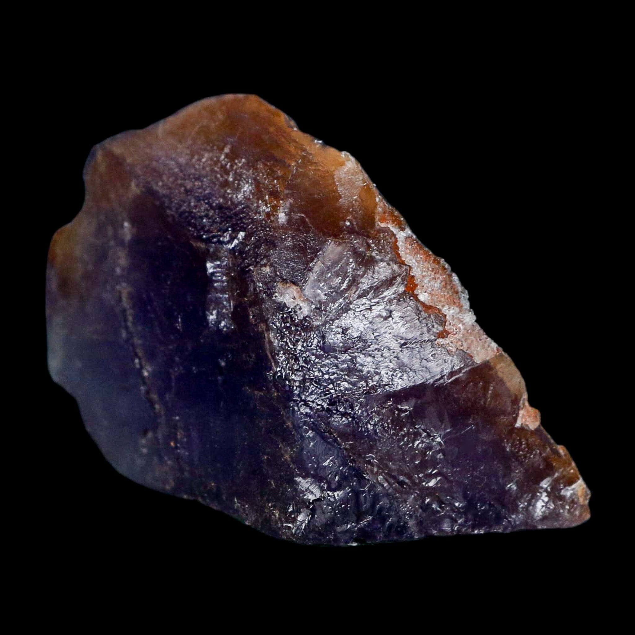 2.4" Purple Fluorite Crystal Cube Mineral Specimen Taourirt Morocco - Fossil Age Minerals