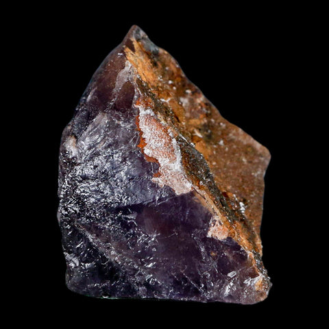 2.4" Purple Fluorite Crystal Cube Mineral Specimen Taourirt Morocco - Fossil Age Minerals