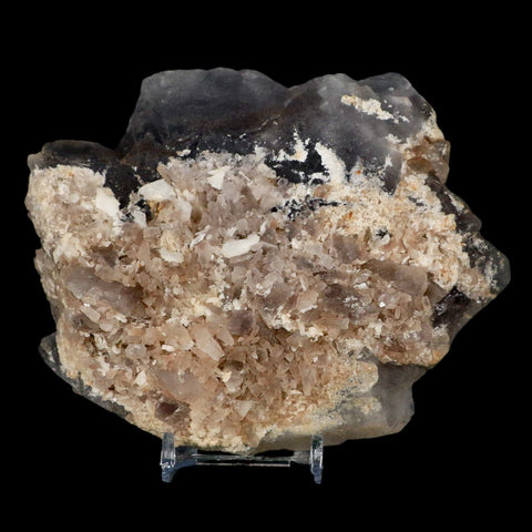 5.2" Light Purple Fluorite Crystal Cube Cluster Mineral Specimen Taourirt Morocco - Fossil Age Minerals