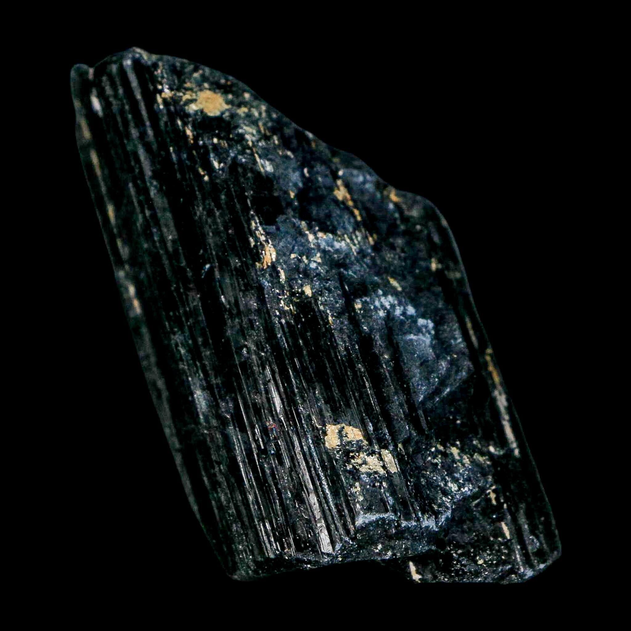 2.5" Natural Rough Black Tourmaline Mineral Crystal Specimen Schorl Brazil - Fossil Age Minerals