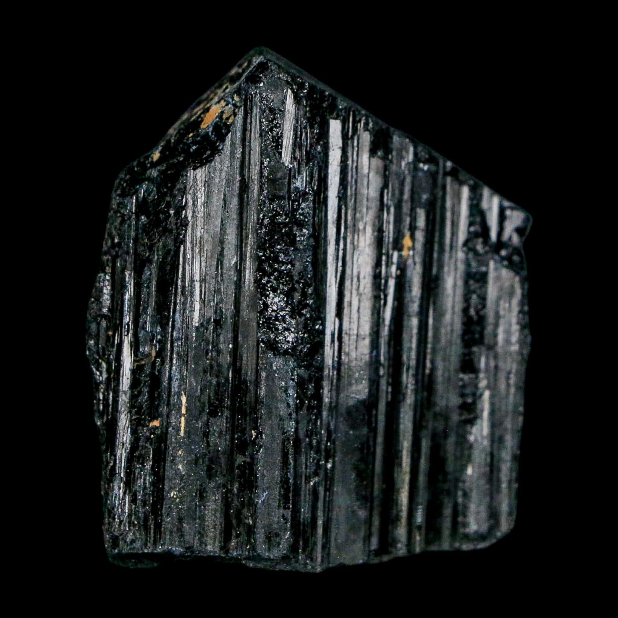 1.8" Natural Rough Black Tourmaline Mineral Crystal Specimen Schorl Brazil - Fossil Age Minerals