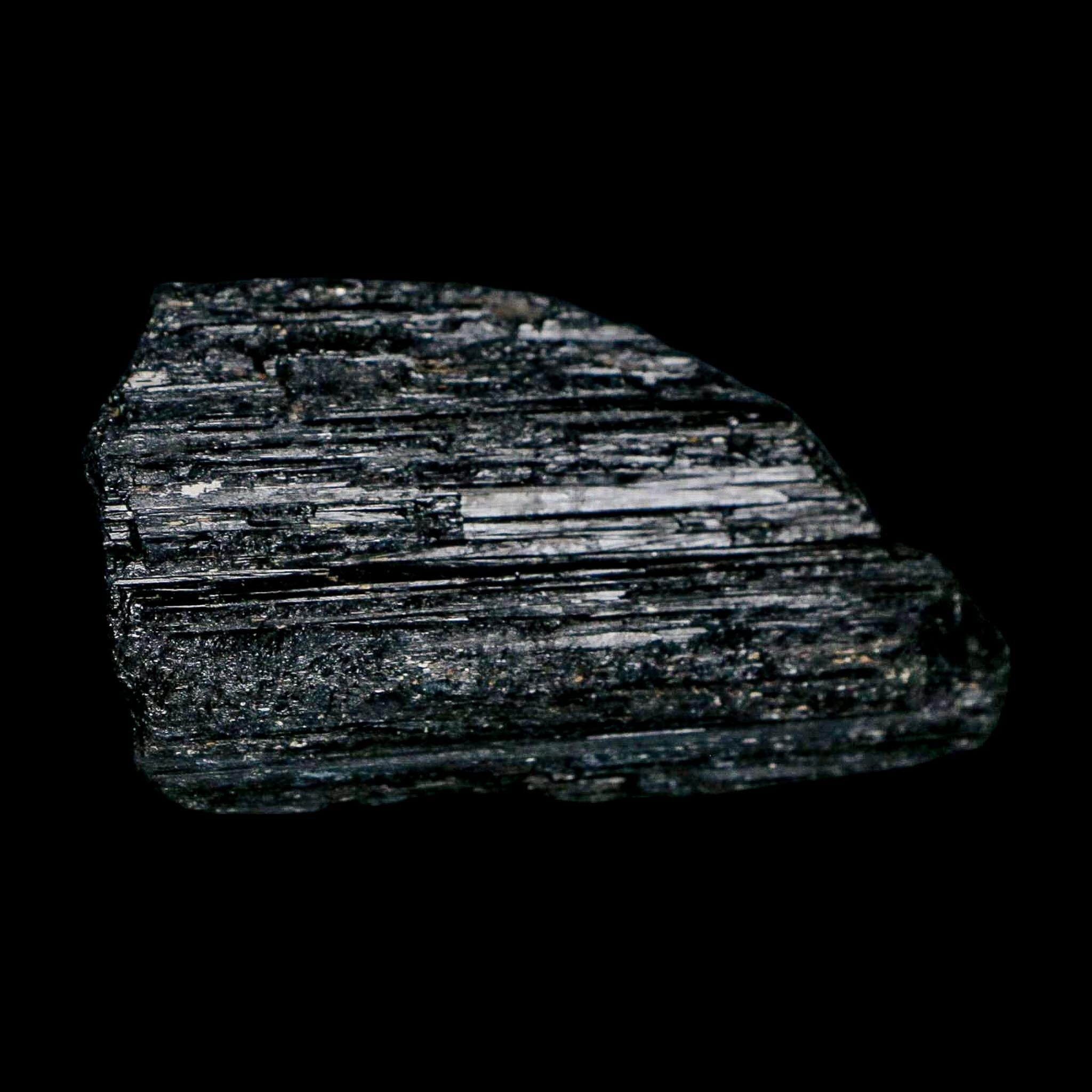 3.1" Natural Rough Black Tourmaline Mineral Crystal Specimen Schorl Brazil - Fossil Age Minerals