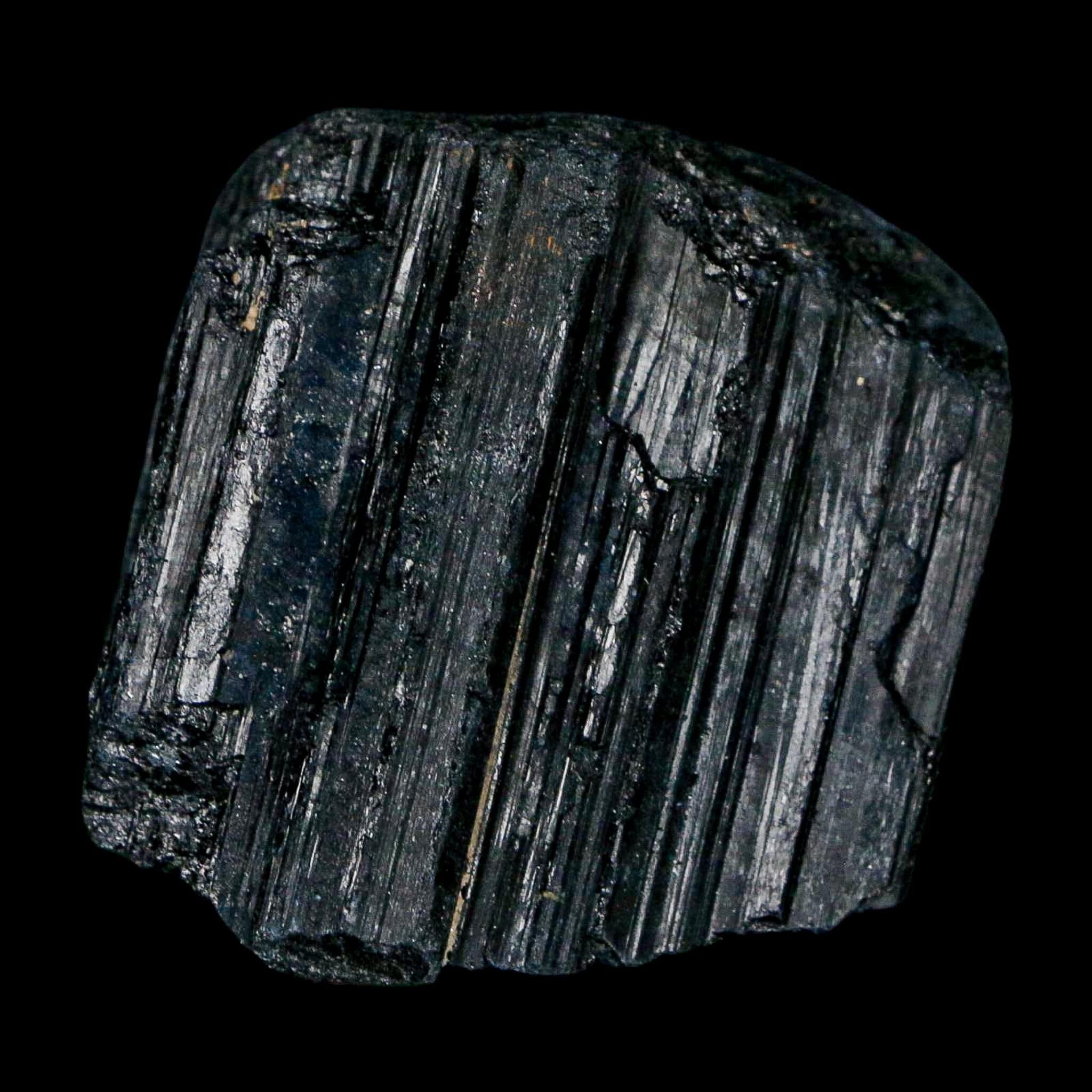 2" Natural Rough Black Tourmaline Mineral Crystal Specimen Schorl Brazil - Fossil Age Minerals