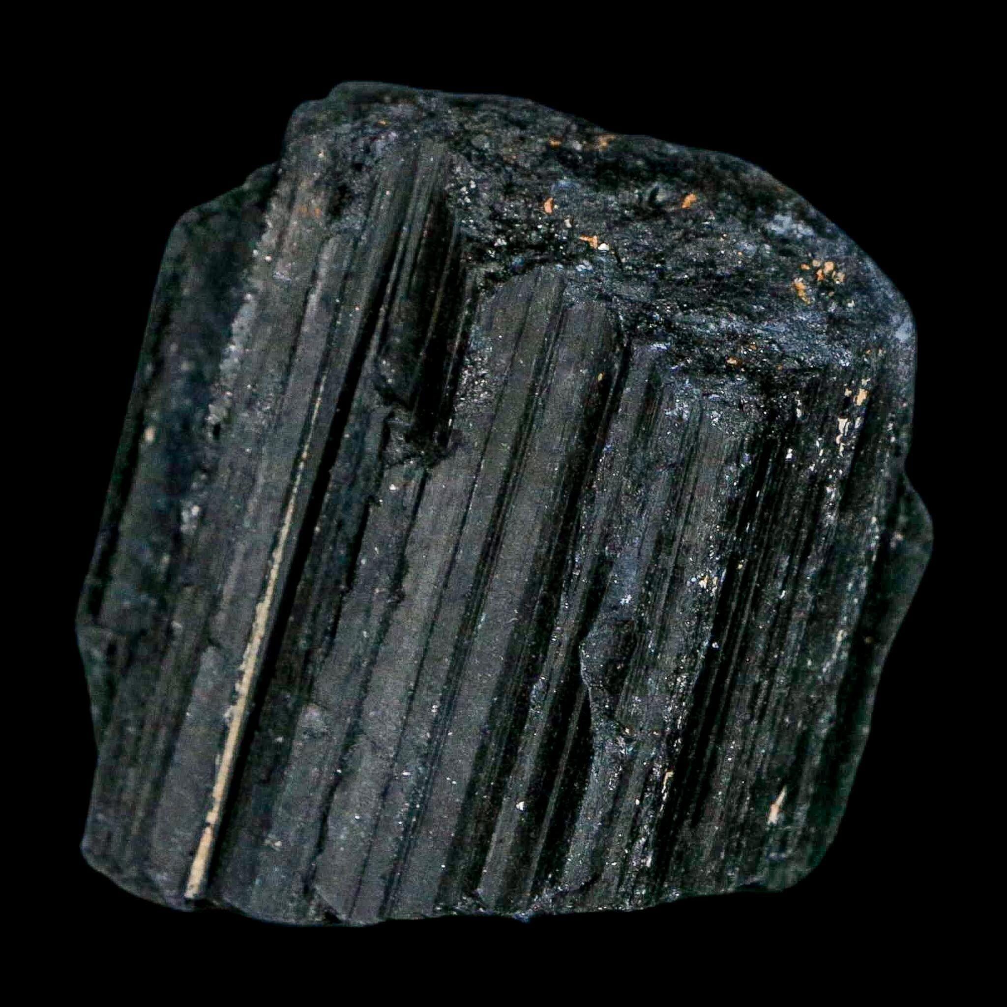 2" Natural Rough Black Tourmaline Mineral Crystal Specimen Schorl Brazil - Fossil Age Minerals