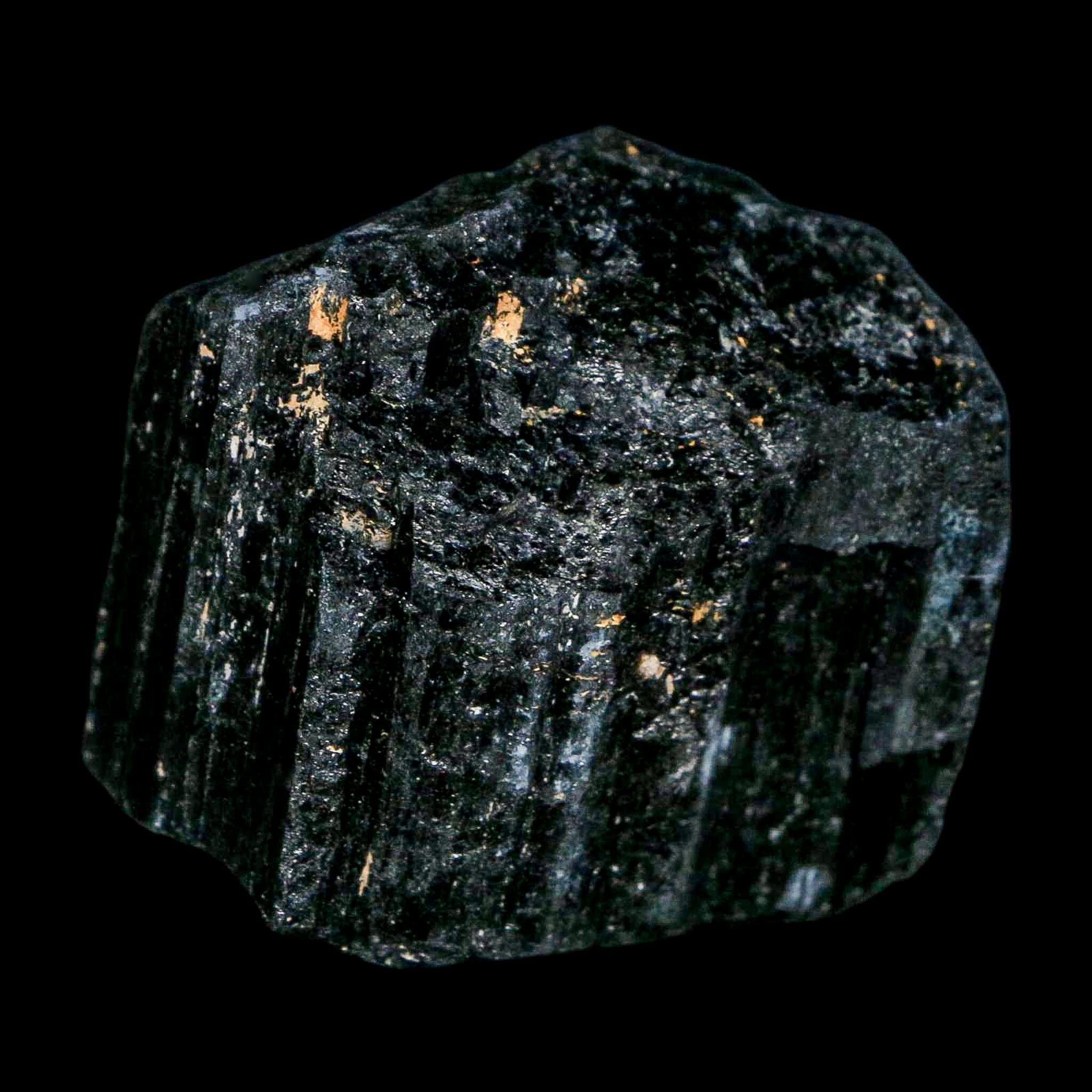 2" Natural Rough Black Tourmaline Mineral Crystal Specimen Schorl Brazil - Fossil Age Minerals