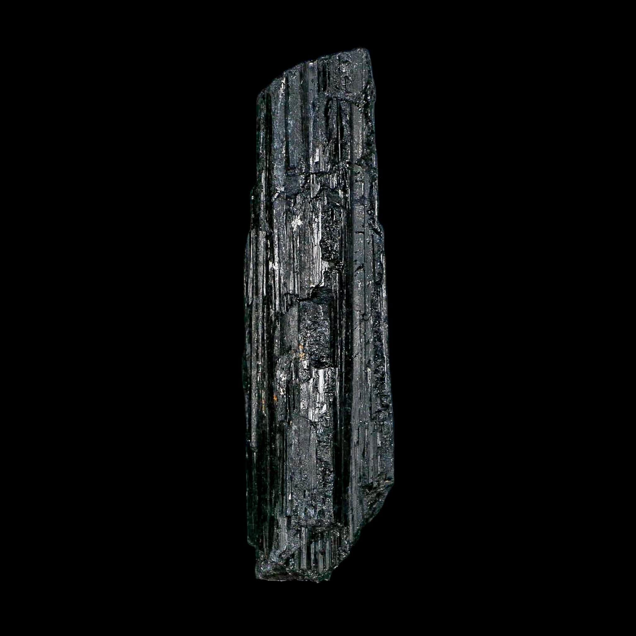 4.4" Natural Rough Black Tourmaline Mineral Crystal Specimen Schorl Brazil - Fossil Age Minerals
