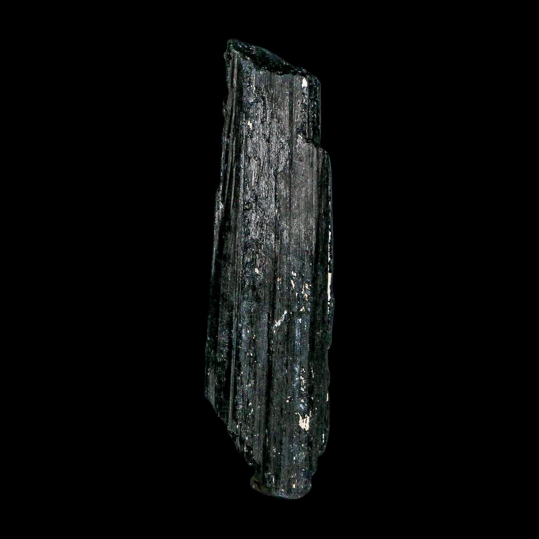 4.4" Natural Rough Black Tourmaline Mineral Crystal Specimen Schorl Brazil - Fossil Age Minerals
