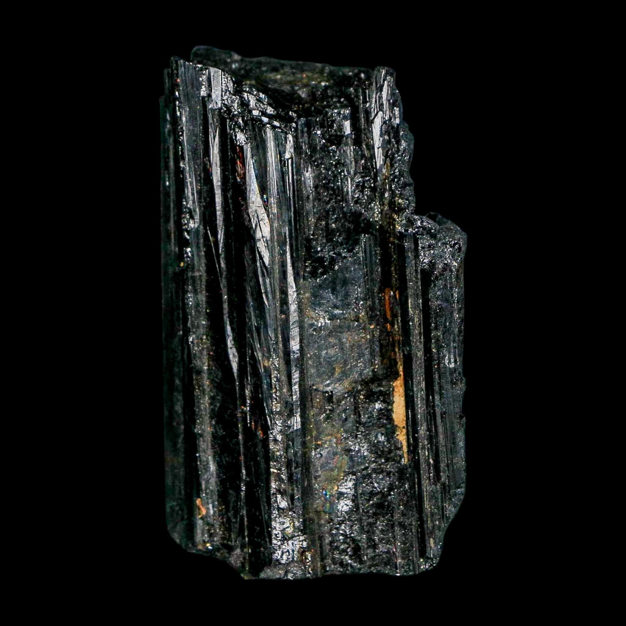 1.9" Natural Rough Black Tourmaline Mineral Crystal Specimen Schorl Brazil - Fossil Age Minerals