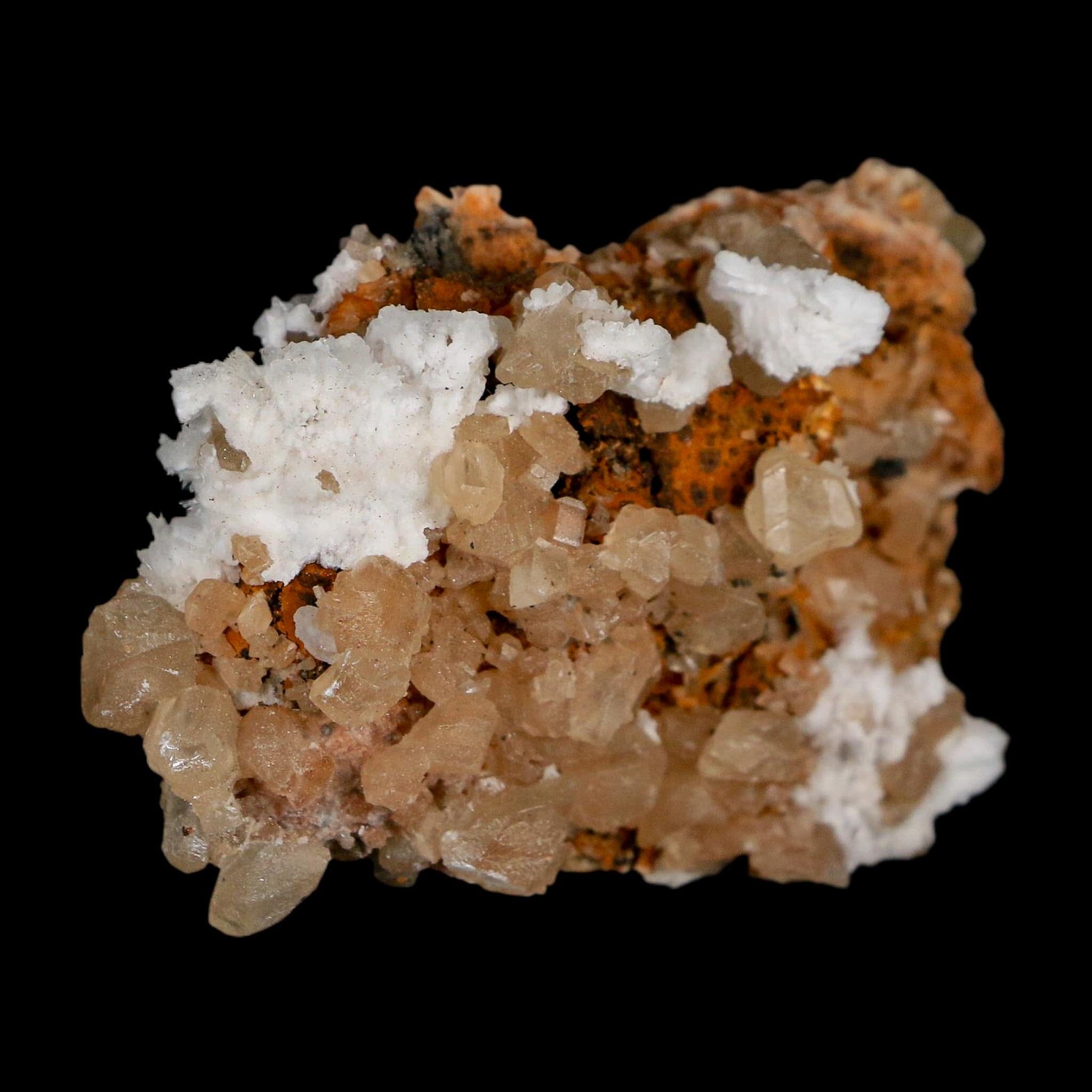 2.5" Sparkly Orange Barite Blades, Cerussite Crystals, Galena Crystal Mineral Morocco - Fossil Age Minerals