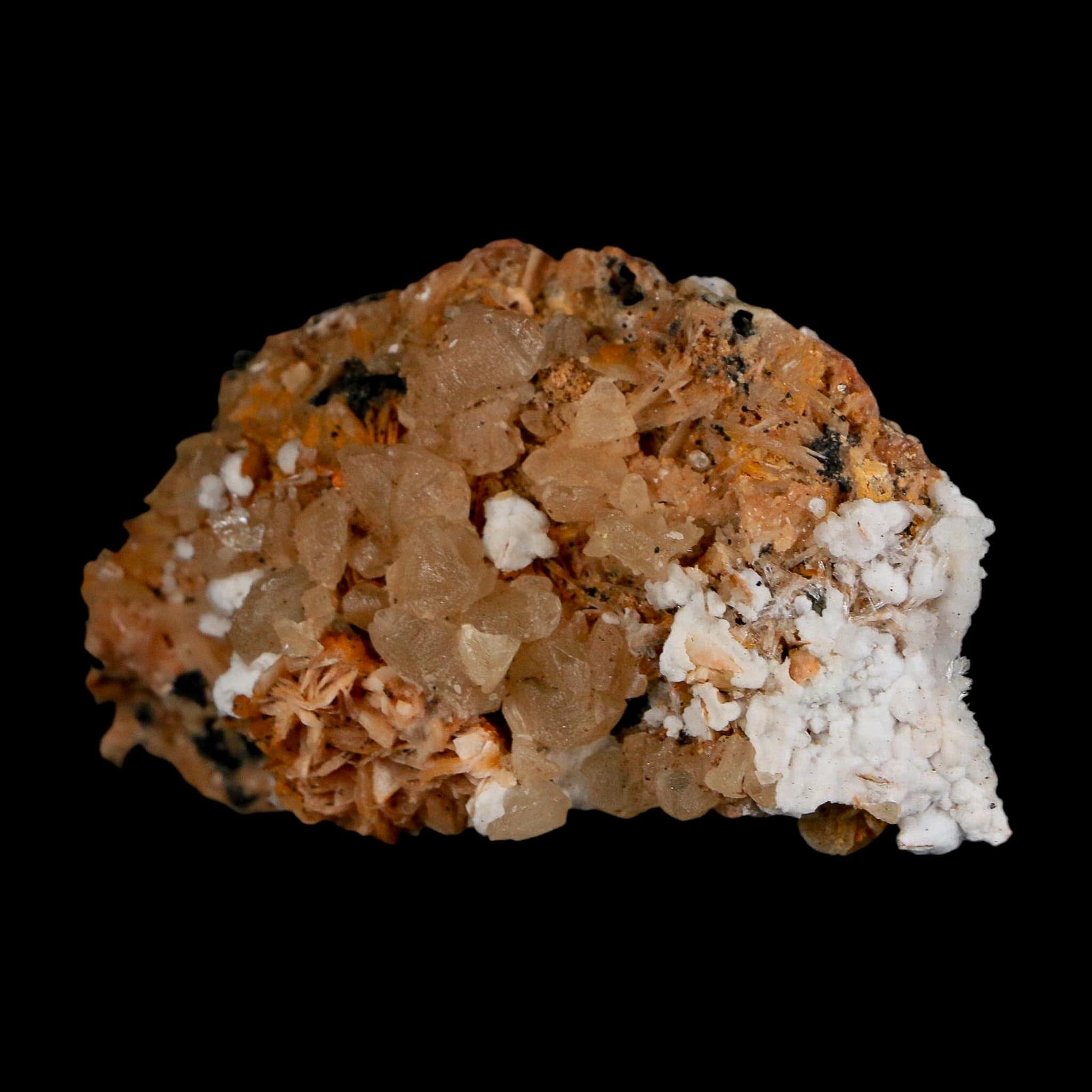 2.8" Sparkly Orange Barite Blades, Cerussite Crystals, Galena Crystal Mineral Morocco - Fossil Age Minerals