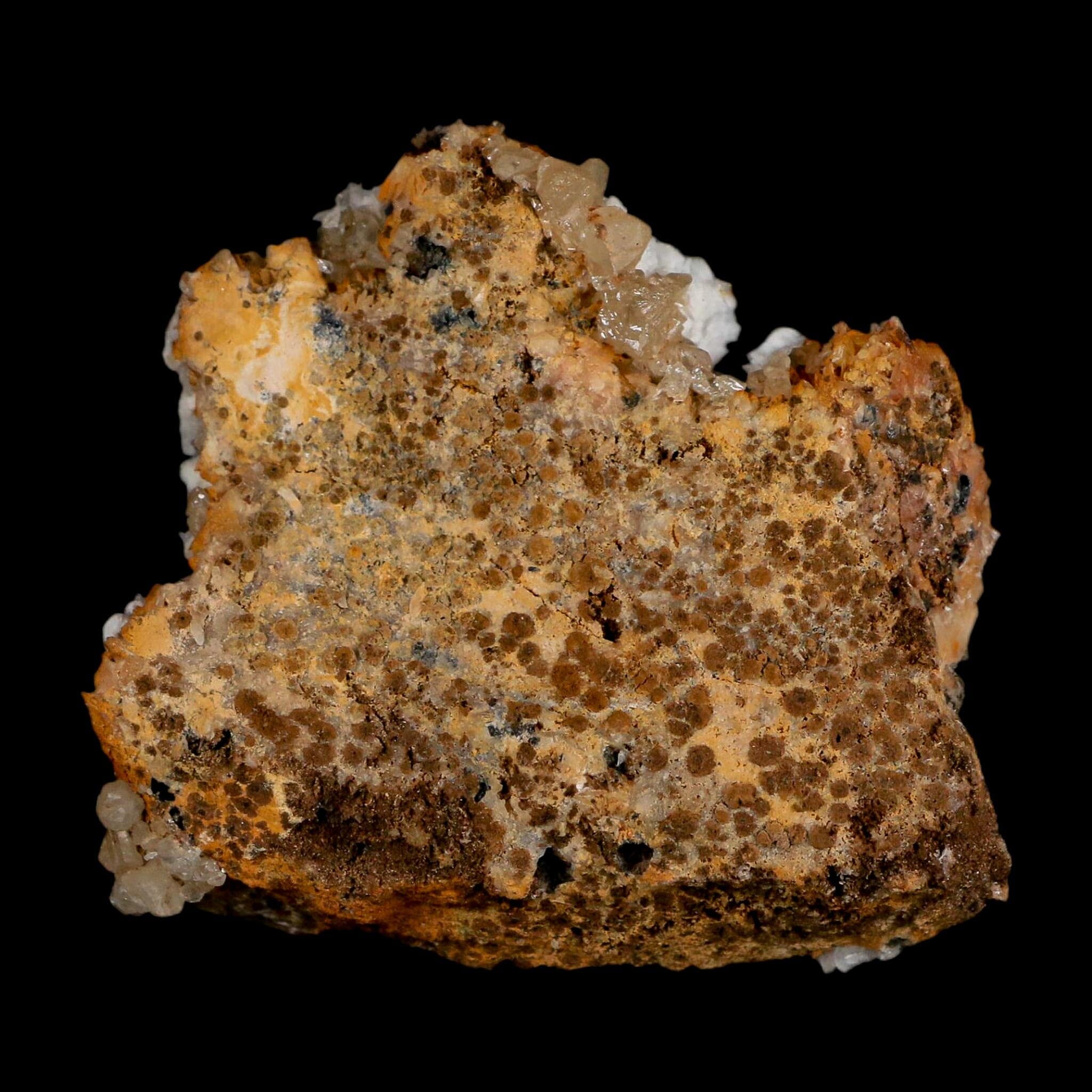 2.7" Sparkly Orange Barite Blades, Cerussite Crystals, Galena Crystal Mineral Morocco - Fossil Age Minerals
