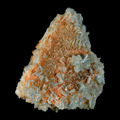 5.3" Ice Blue Tabular Barite Blades Crystal Mineral Specimen Meknes-Tafilalet Morocco - Fossil Age Minerals