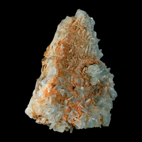 5.3" Ice Blue Tabular Barite Blades Crystal Mineral Specimen Meknes-Tafilalet Morocco - Fossil Age Minerals